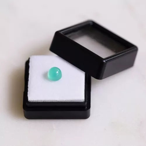 Chrysoprase rond 6.1 mm - 1.31 cts
