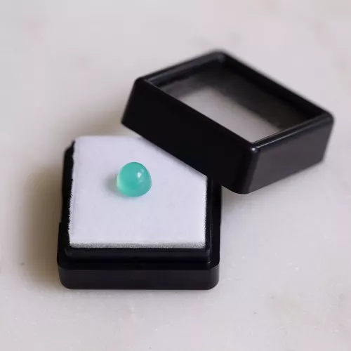 Chrysoprase rond 6.2 mm - 1.35 cts