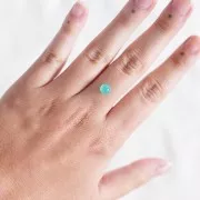 Chrysoprase rond 6.2 mm - 1.35 cts