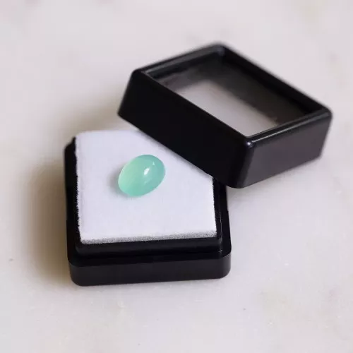 Chrysoprase ovale 9.3x7 mm - 2.06 cts