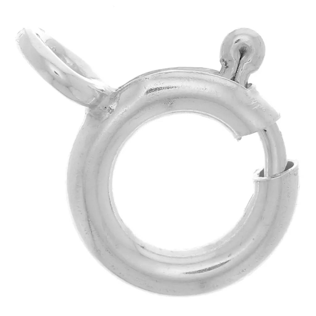 925 Fermoir à Ressort En Argent Sterling Avec Anneaux Ouverts Or Rose Fermoirs 9 11 5x7 9 5x1 5 2 Mm