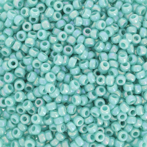 Rocaille Miyuki 11/0 481 - Opaque Turquoise Green AB x8g
