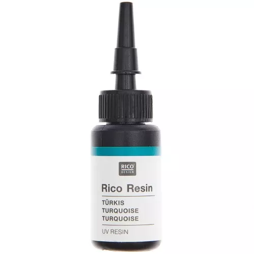 Résine UV colorée - Rico Design - Turquoise x10ml