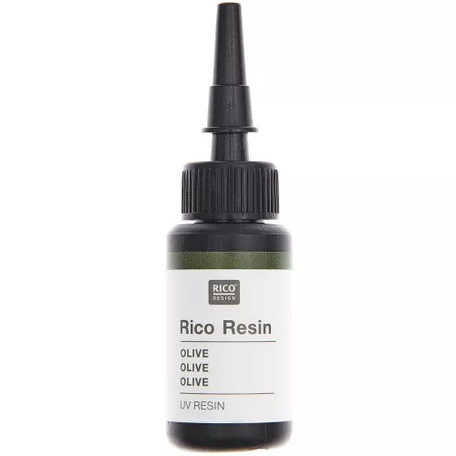 Résine UV colorée - Rico Design - Olive x10ml