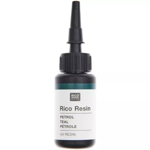 Résine UV colorée - Rico Design - Pétrole x10ml