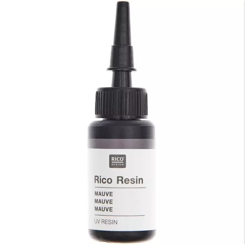 Résine UV colorée - Rico Design - Mauve x10ml