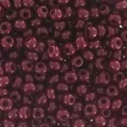 Perles rocailles Preciosa  11/0 2 mm - Bordeaux Opaque x20g
