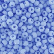 Perles rocailles Preciosa 11/0 2 mm - Bleu Pastel Opaque x20g