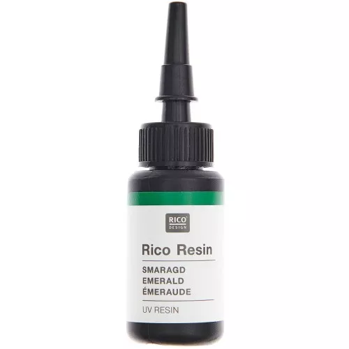 Résine UV colorée - Rico Design - Emeraude x10ml