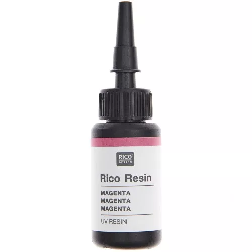 Résine UV colorée - Rico Design - Magenta x10ml
