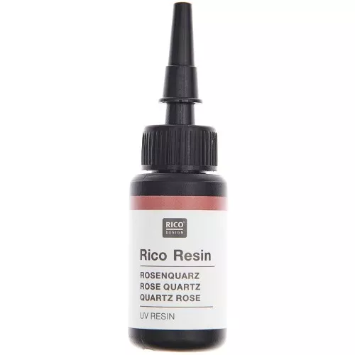 Résine UV colorée - Rico Design - Quartz Rose x10ml