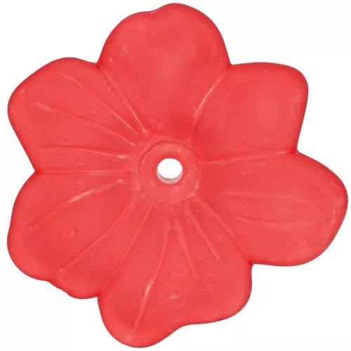 Fleur 26 mm Cerise Frosted x1