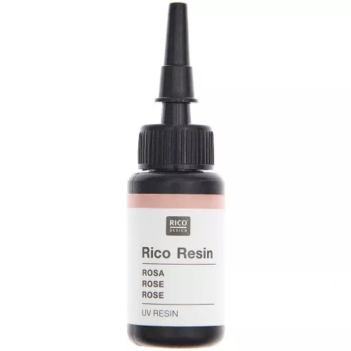 Résine UV colorée - Rico Design - Rose x10ml