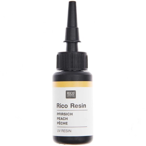 Résine UV colorée - Rico Design - Pêche x10ml