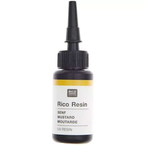 Résine UV colorée - Rico Design - Moutarde x10ml