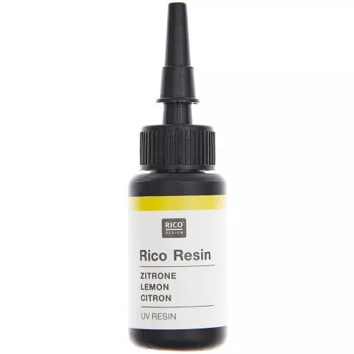 Résine UV colorée - Rico Design - Citron x10ml