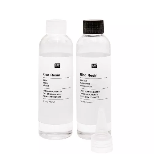 Résine époxy bi-composant - Rico Design - Transparent x 300 ml