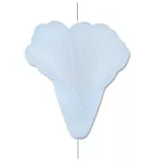 Fleur 19 mm Bleu clair Frosted