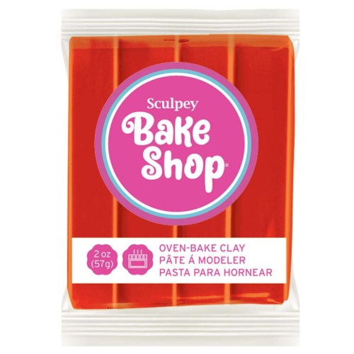 Pâte Sculpey Bake Shop 57 gr - Rouge (n°1810) x1