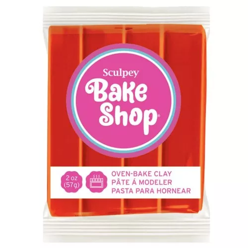 Pâte Sculpey Bake Shop 57 gr - Rouge (n°1810) x1