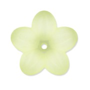 Fleur 20 mm Vert clair Frosted
