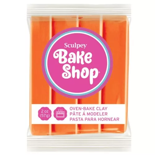 Pâte Sculpey Bake Shop 57 gr - Orange (n°1814) x1
