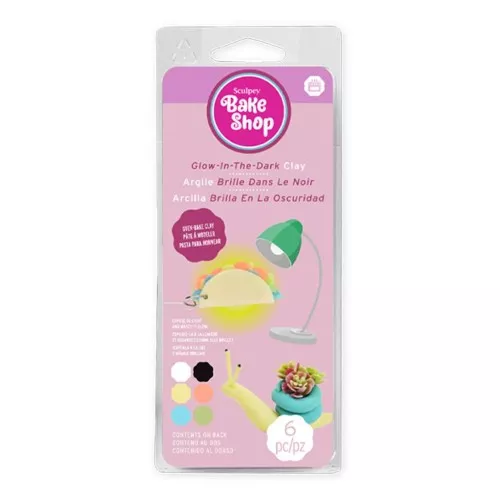 Assortiment de 6 pâtes Sculpey Bake Shop - Luminescent - Pastel x1
