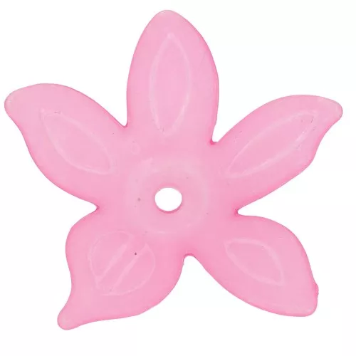 Fleur 27 mm Cerise Frosted