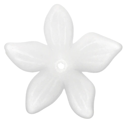 Pendentif fleur 27 mm - Acrylique - Crystal Frosted x1