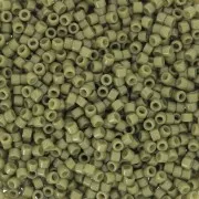 Miyuki Delica Duracoat 11/0 DB2357 - Opaque Dyed Olive x100g