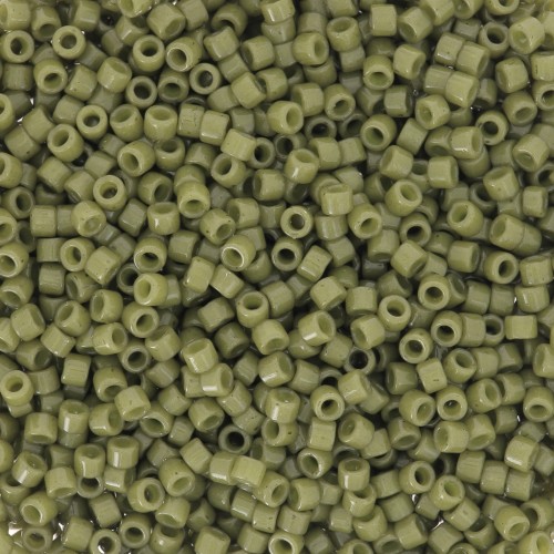 Miyuki Delica Duracoat 11/0 DB2357 - Opaque Dyed Olive x100g