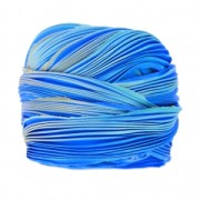 Ruban twill de soie Shibori Crystal Blue Persuasion x10cm