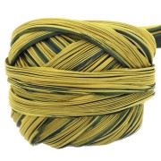 Ruban twill de soie Shibori Indigo Gold x10cm|raw }}