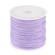 Fil de jade / Fil nylon tressé 0.8 mm Lilas x50 m