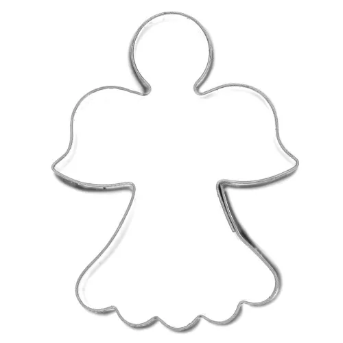 Mini emporte-pièce en fer blanc pour modelage 24x18 mm Ange