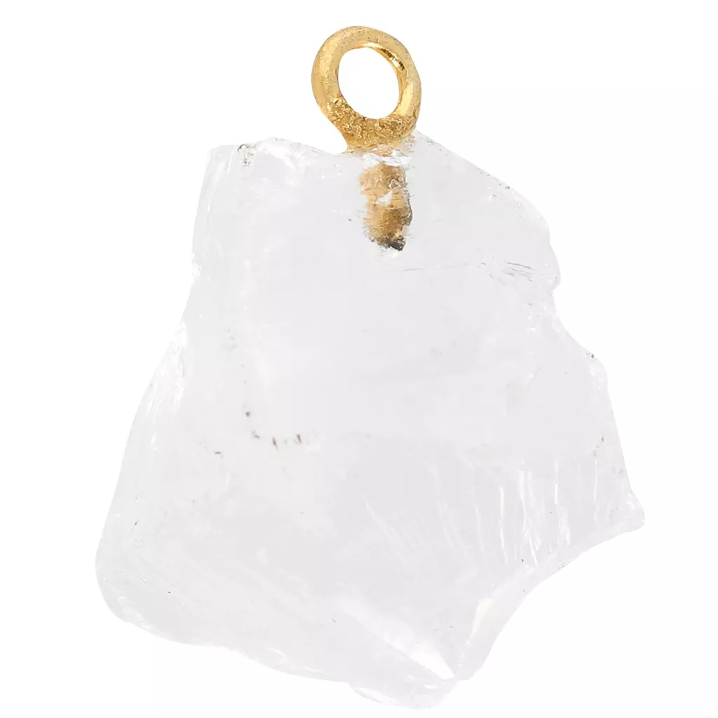 Collier En Cristal De Roche Du Brésil - Perles 9mm, Longueur 50,5 Cm, Neuf