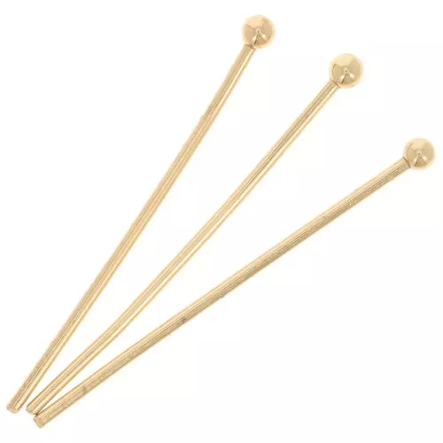 Clous tête boule 25x0.9 mm doré x25