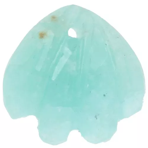 Sequin coquillage 12 mm en pierre gemme - Amazonite x1