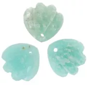 Sequin coquillage 12 mm en pierre gemme - Amazonite x1