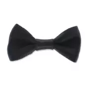 Noeud en satin 30 mm Noir