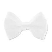 Noeud en satin 37 mm Blanc