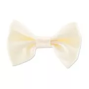 Noeud en satin 37 mm Cream