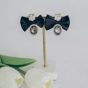 Noeud en satin 37 mm Orange