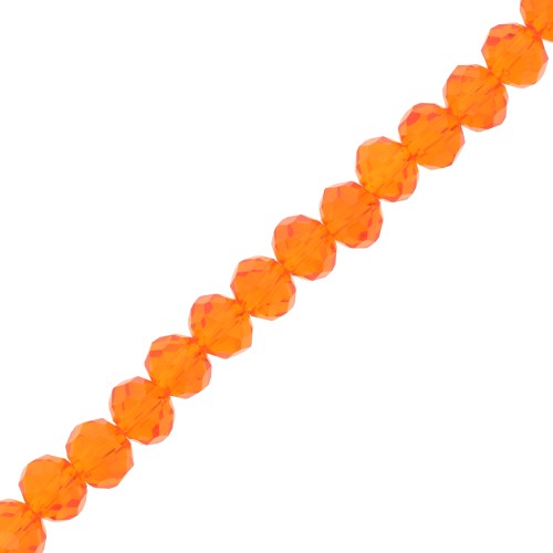 Perles rondelles facettées - rondes aplaties 6x5 mm - Hyacinth x40cm