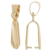 Attache pendentif 25 mm pour la création de bijoux fantaisie - Doré x1