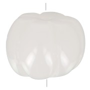 Perle citrouille 12 mm résine opaque - Blanc x1|raw }}