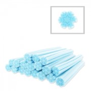 Cane en pâte polymère 5x50 mm Fleur des neiges x1|raw }}