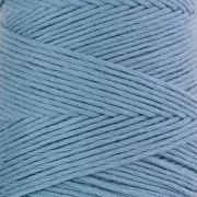 Bobine de cordon coton macramé Organic Cotton Détox XL peigné - Bleu Acier x200m