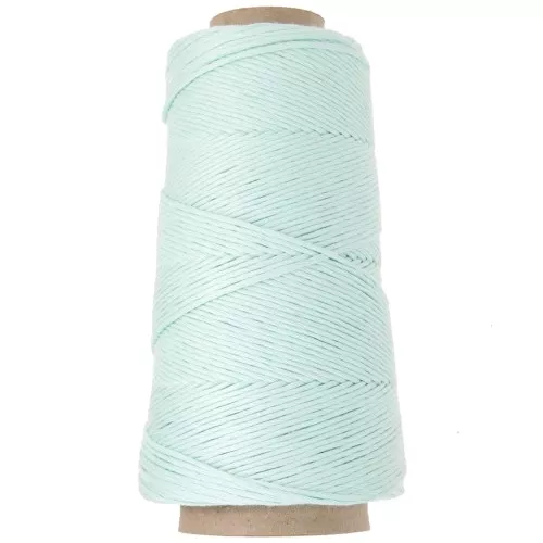 Bobine de cordon coton macramé Organic Cotton Détox XL peigné - Mint x200 m