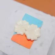 Lot de 50 cartes supports bijoux 9x6 cm - Motif graphique - Couleurs aléatoires